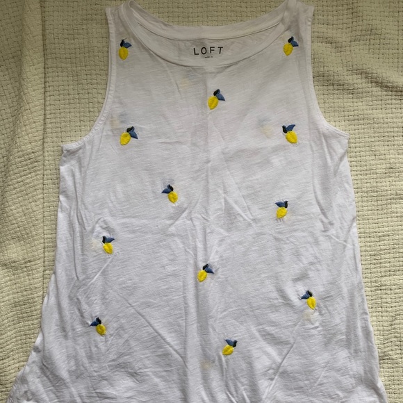Loft Lemon Patterned Tank Top - Picture 2 of 5